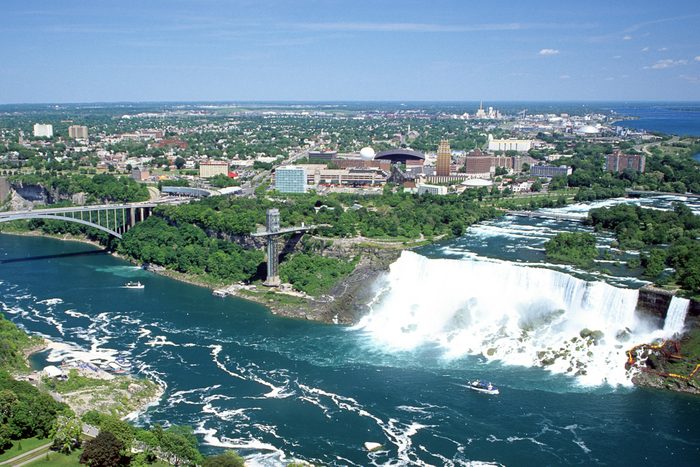 american falls view from Canadian side