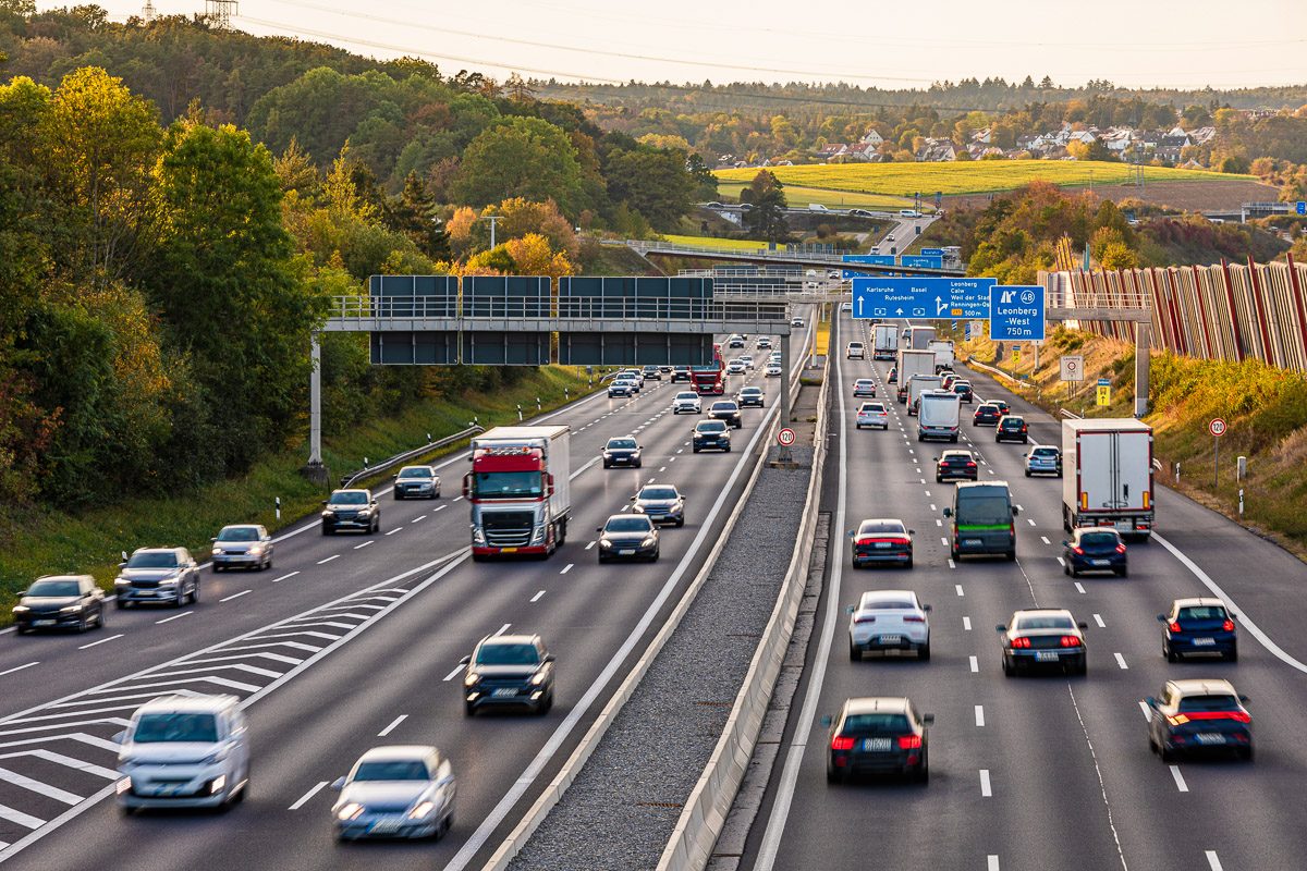 German fast speed highway