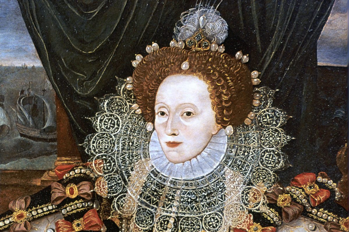 Portrait of queen Elizabeth I