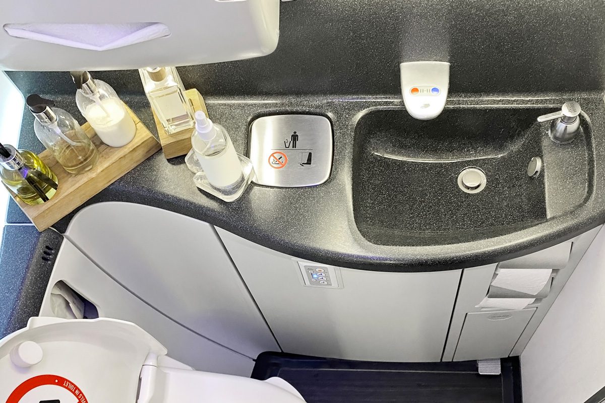 airplane restroom