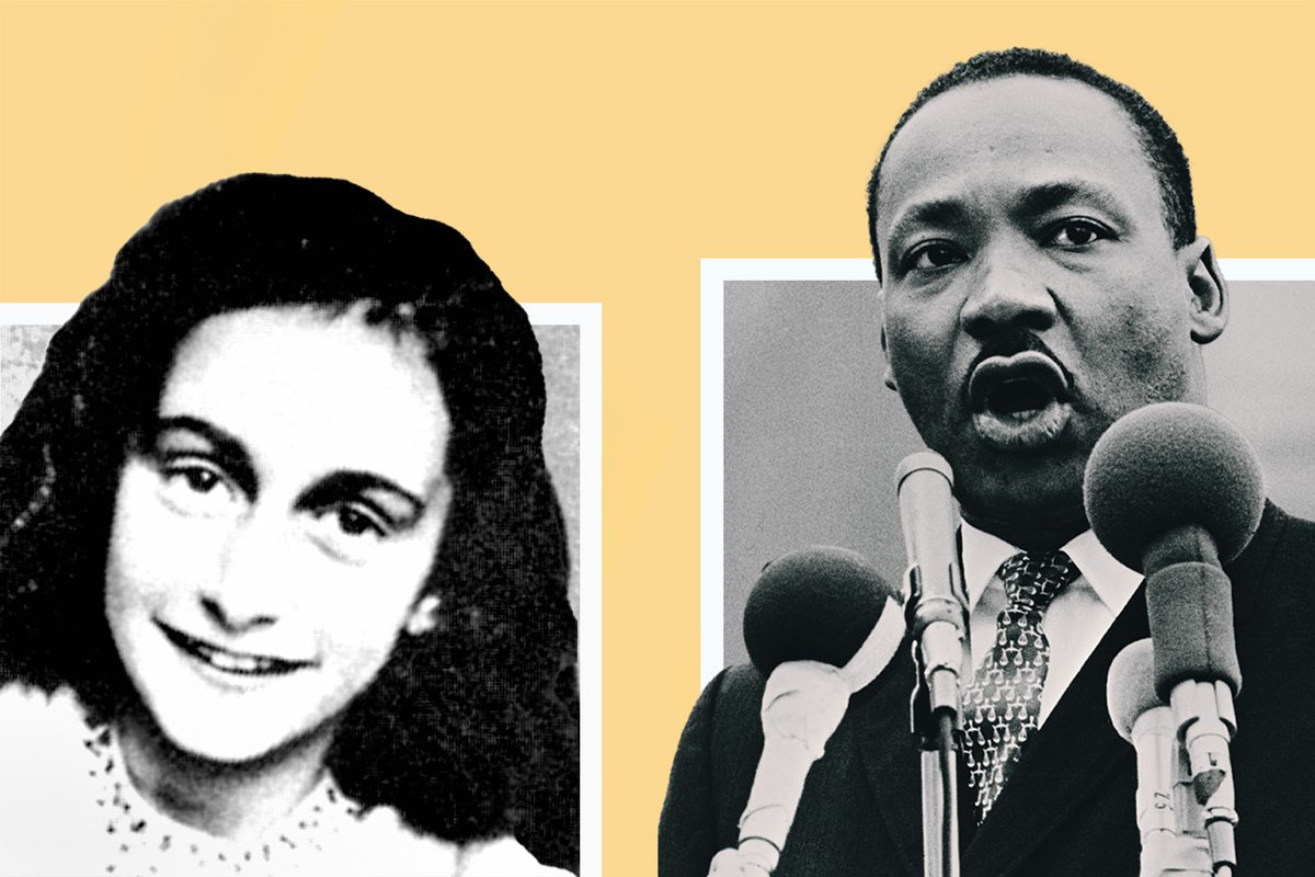 Anne Frank and Martin Luther King Jr.