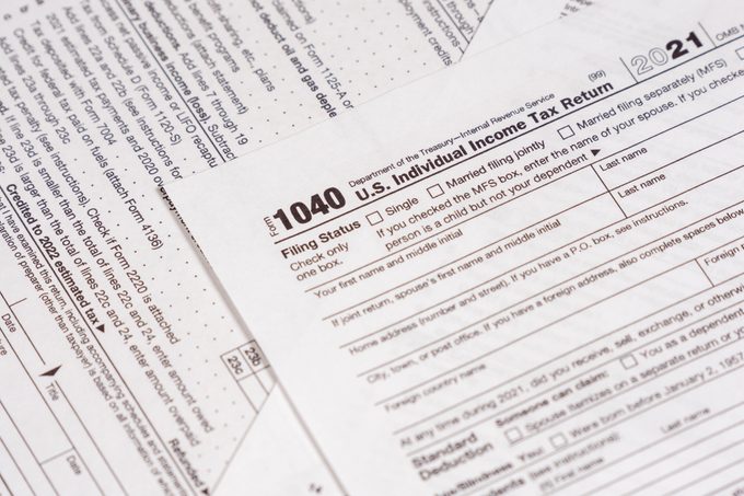 IRS Income Tax Return Forms