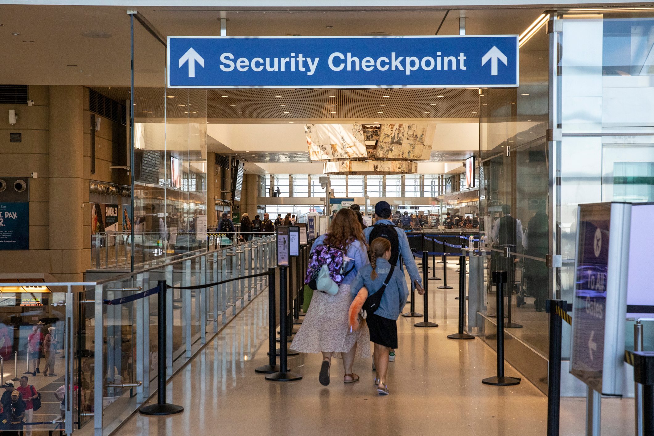 Security Checkpoint at the airport