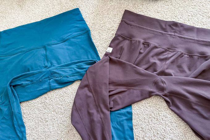 Vuori and Lululemon leggings