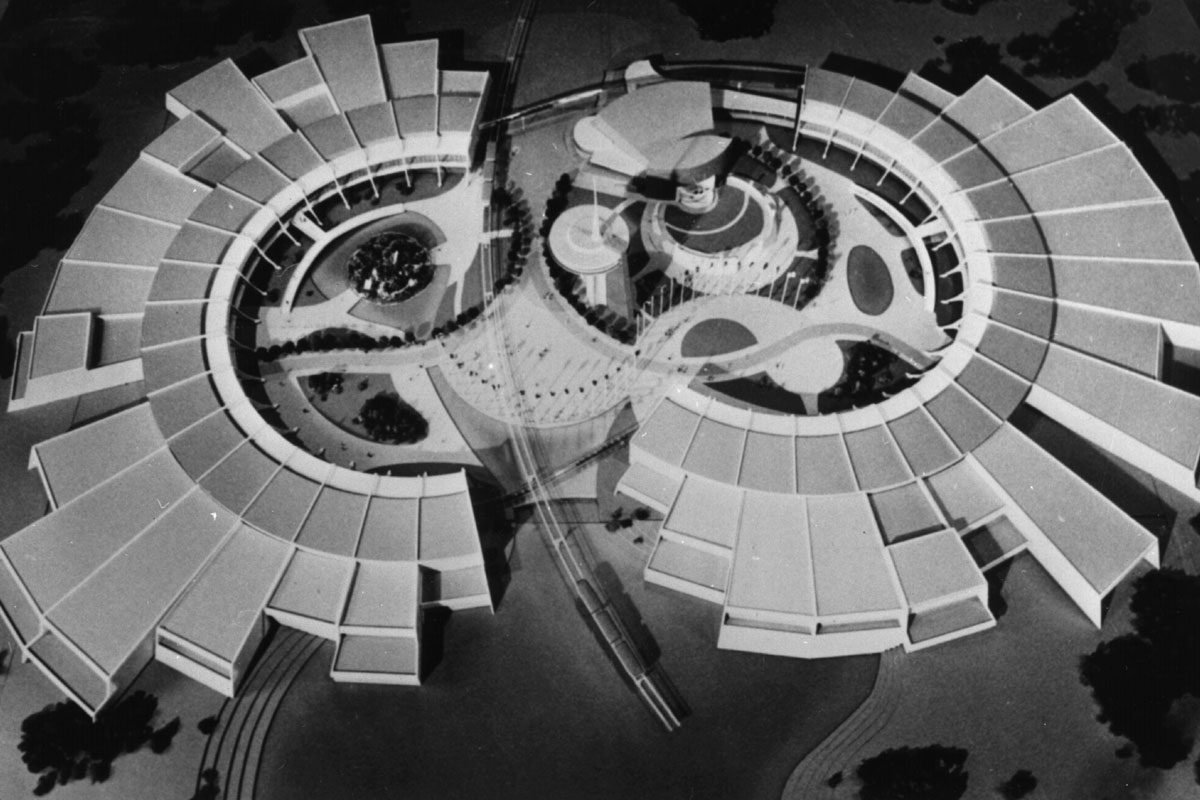 model of World Show Case, planned by Walt Disney for Walt Disney World as his Epcot project