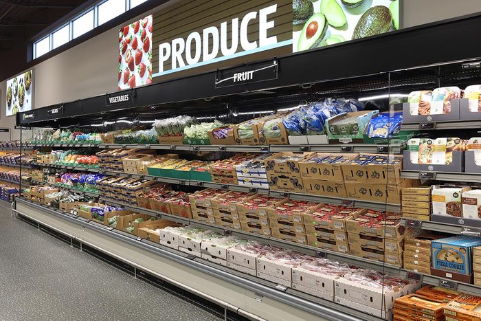 Aldi Produce section